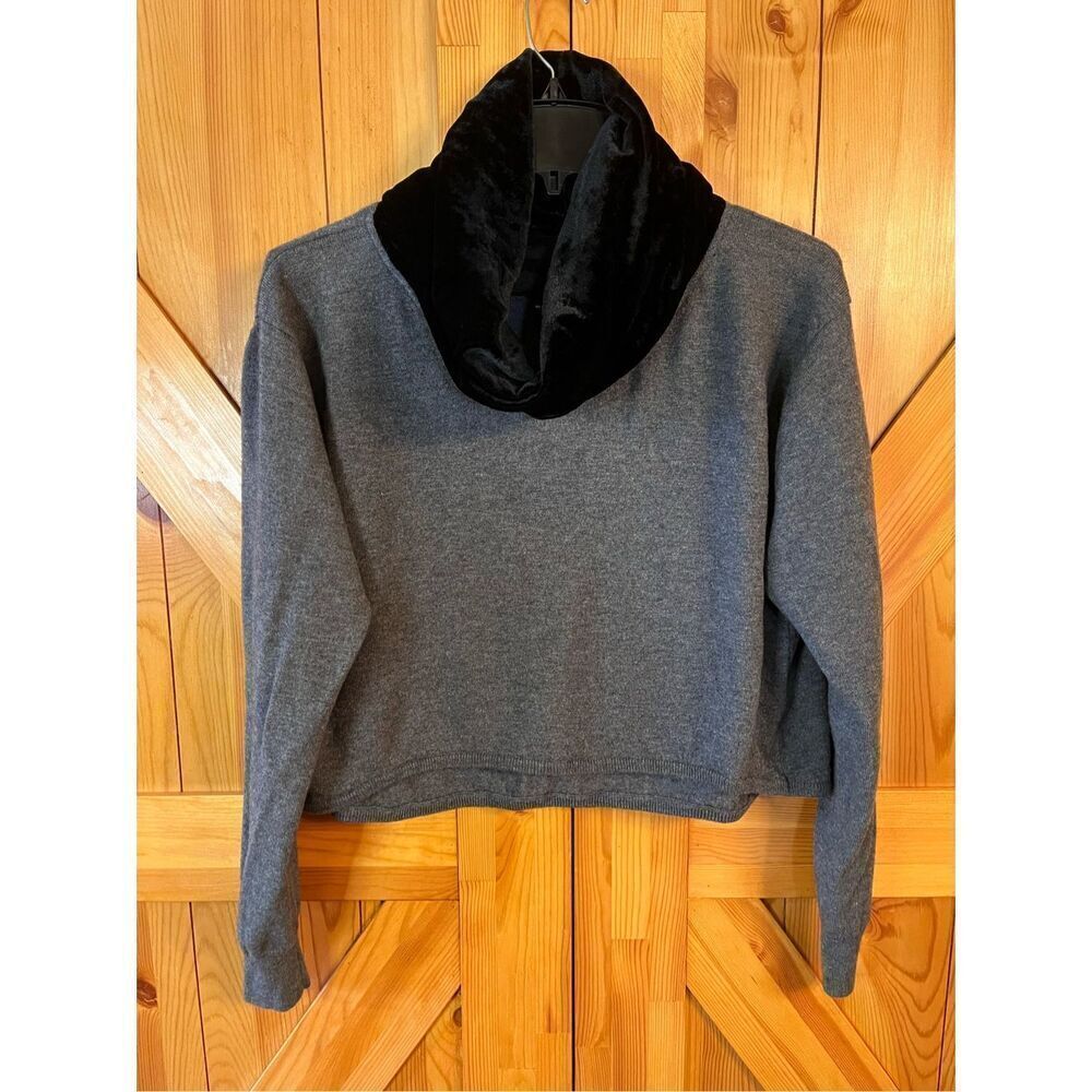 Reformation Sweater Medium Pullover Cropped Cowl Neck Cashmere/Wool (3334)